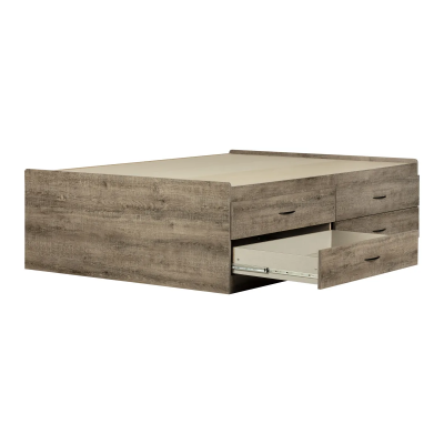 Step One Captain Platform Storage Bed with 4 Drawers 12953